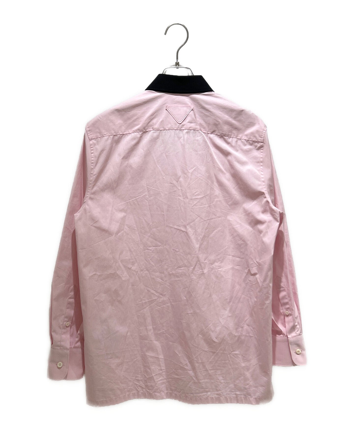 [Pre-owned] PRADA Cleric Shirt/Regular Collar Shirt/Long Sleeve Shirt/Long Sleeve Shirt UCN521 S232 14JW