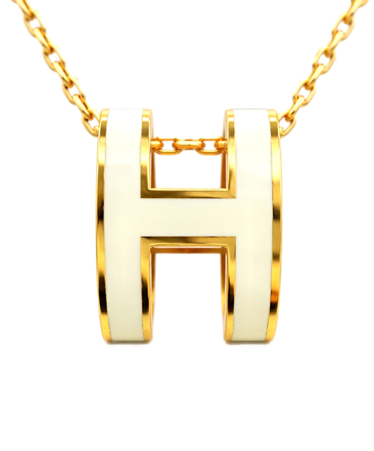 [Pre-owned] HERMES Pop H Necklace / Pop H Necklace / Pop Ash Necklace H147992F 055