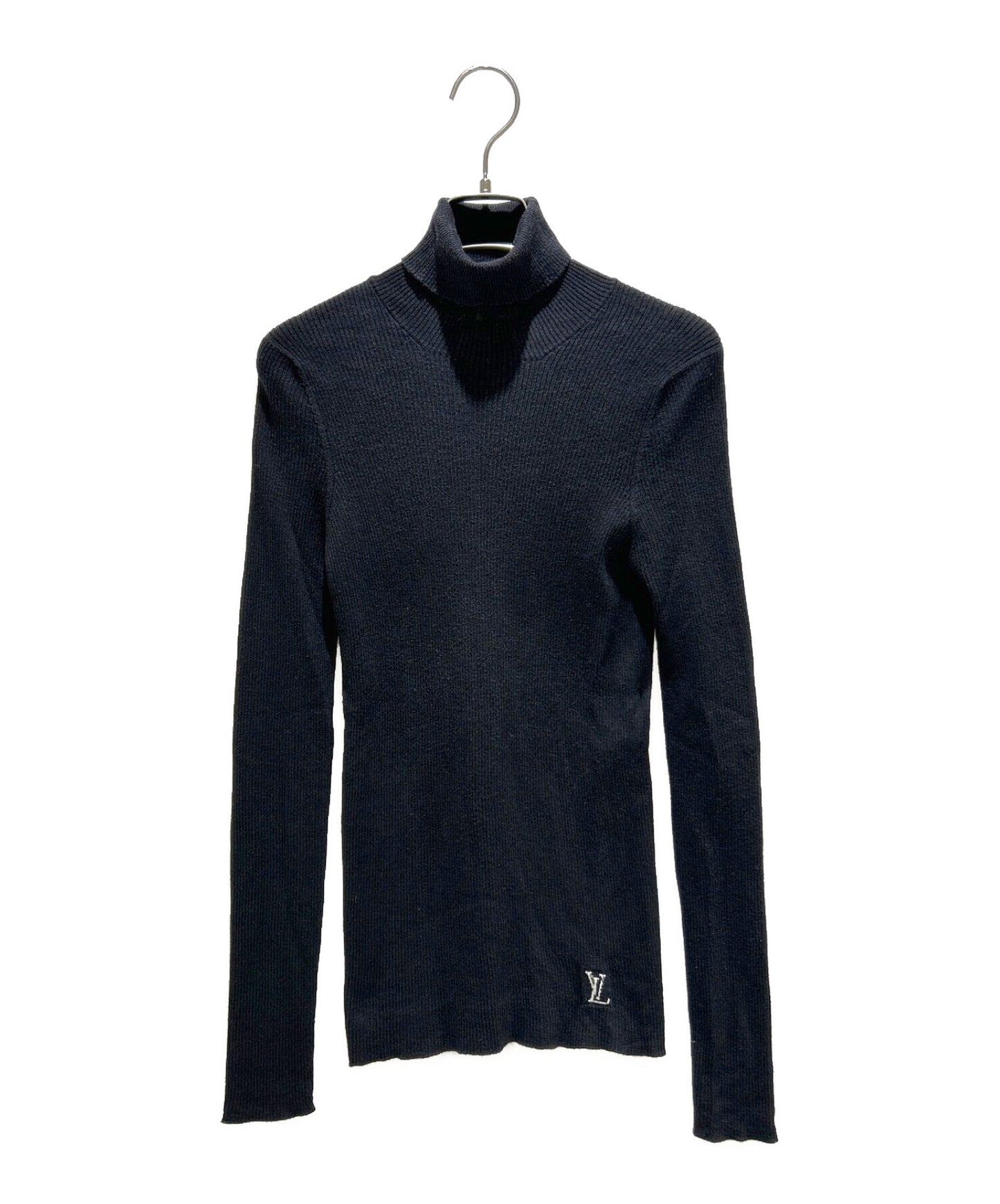 [Pre-owned] LOUIS VUITTON Logo Turtleneck Knit RW211W IQS FGKL22 / Wool / Silk RW211W IQS FGKL22