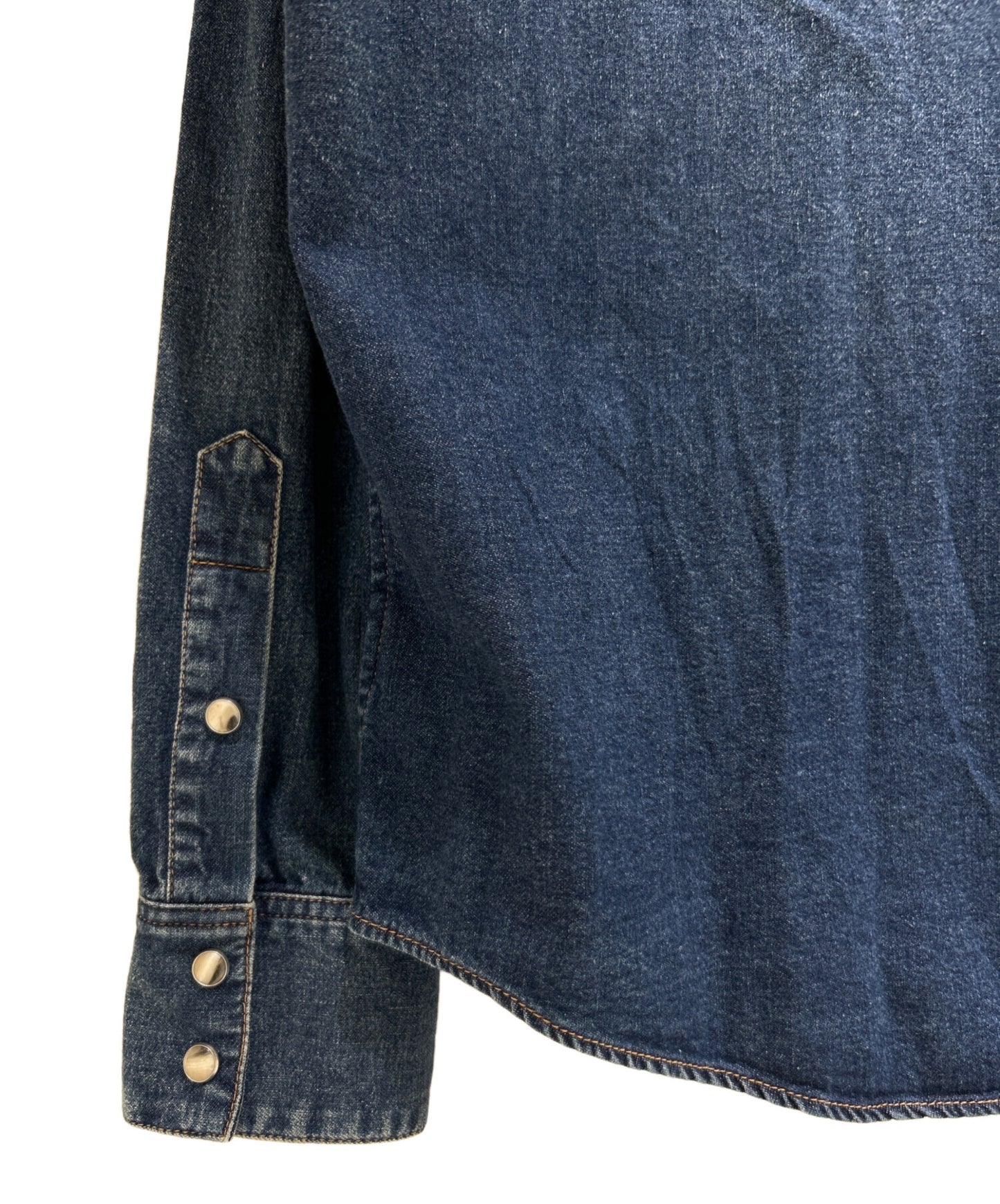 [Pre-owned] CELINE Western denim shirt 2T014133G
