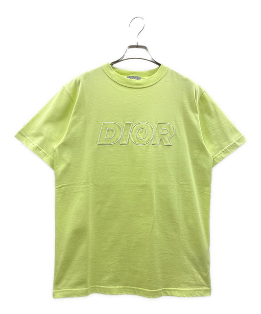 [Pre-owned] Dior Logo Embroidery T-shirt 393J696E0847 2023AW/Cut and sewn/round neck/crew neck/embroidery 393j696e0847
