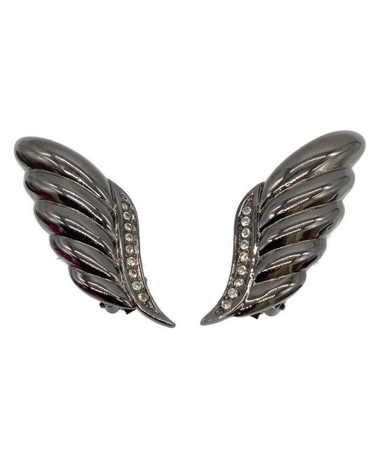 [Pre-owned] Yves Saint Laurent Vintage feather earrings