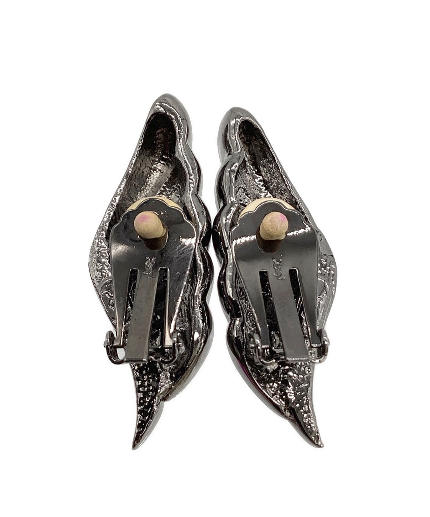 [Pre-owned] Yves Saint Laurent Vintage feather earrings