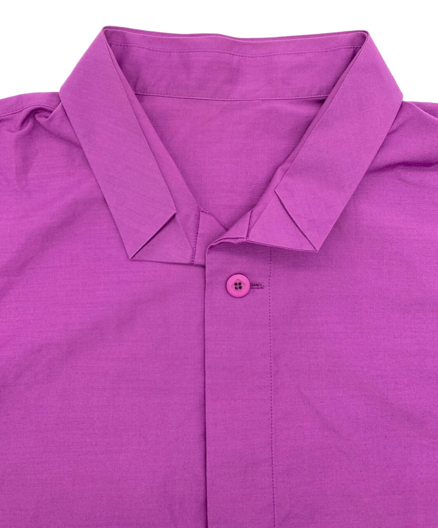 [Pre-owned] ISSEY MIYAKE Variant-collar Ribbed Shirt