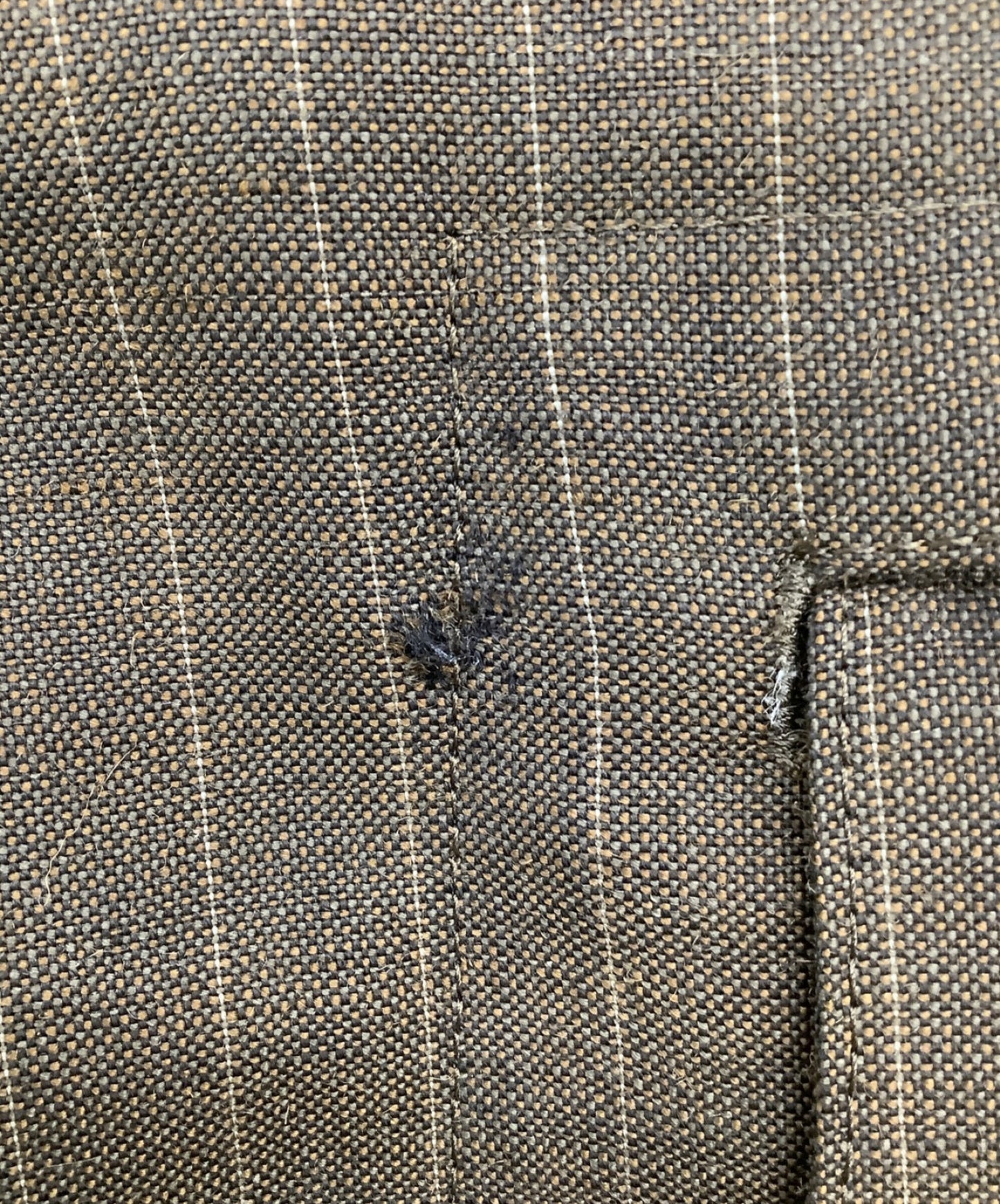 [Pre-owned] COMME des GARCONS HOMME PLUS Cut-off striped salopette pants PO-P019