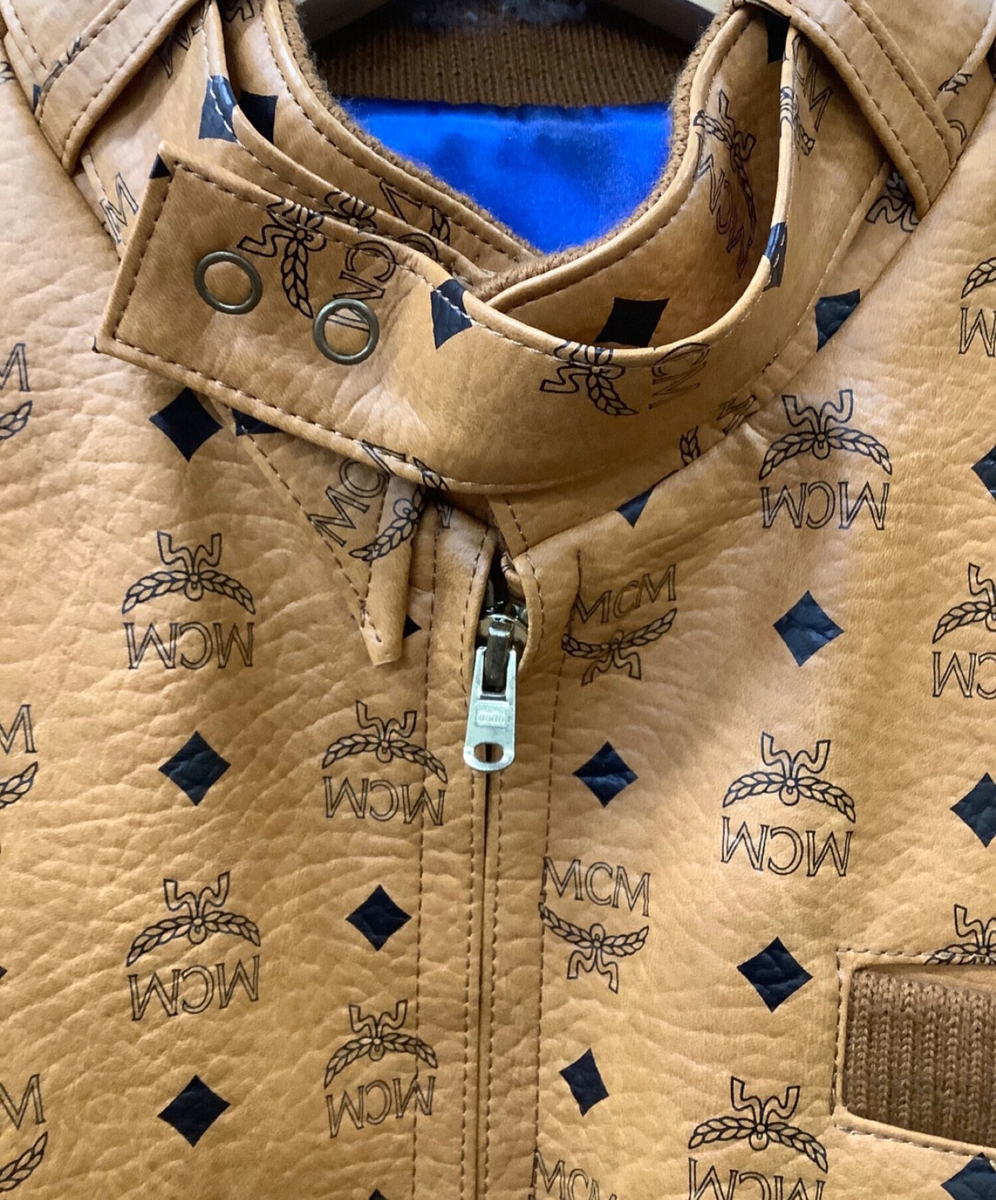 [Pre-owned] MCM×PHENOMENON Leather Riders Jacket TAZJKT-002