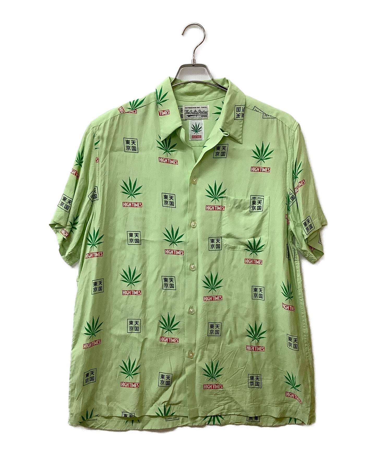 WACKO MARIA open collar aloha shirt