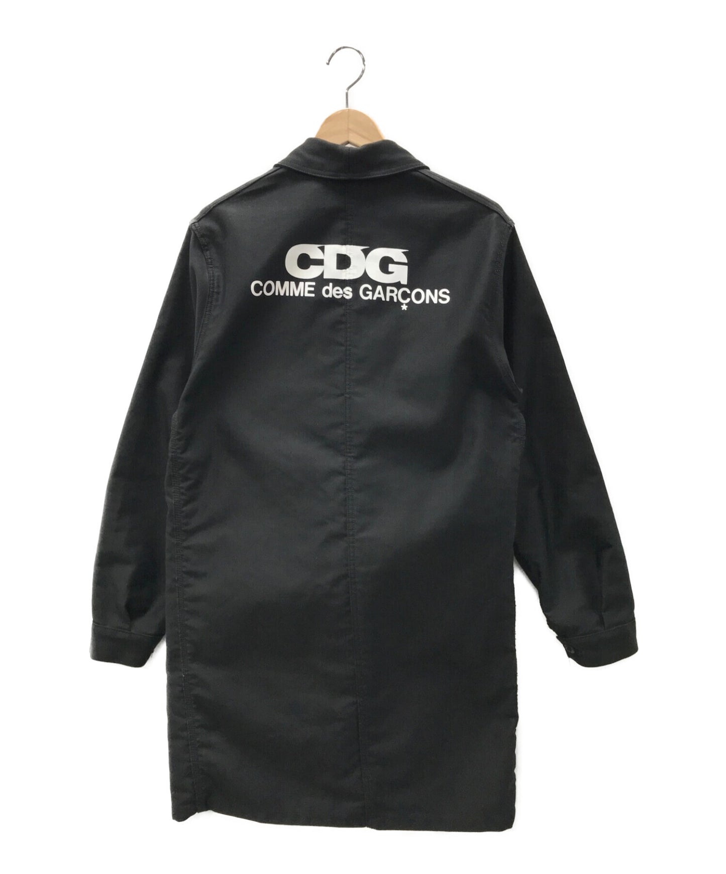 [Pre-owned] COMME des GARCONS Back Logo Print Work Coat SZ-J009