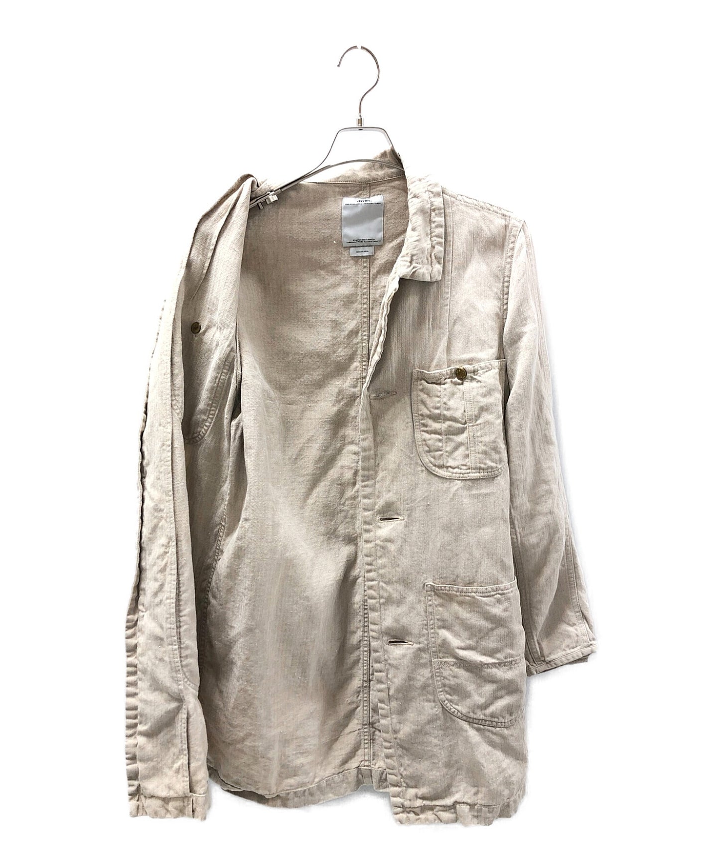 [Pre-owned] visvim linen coat 0414905013001