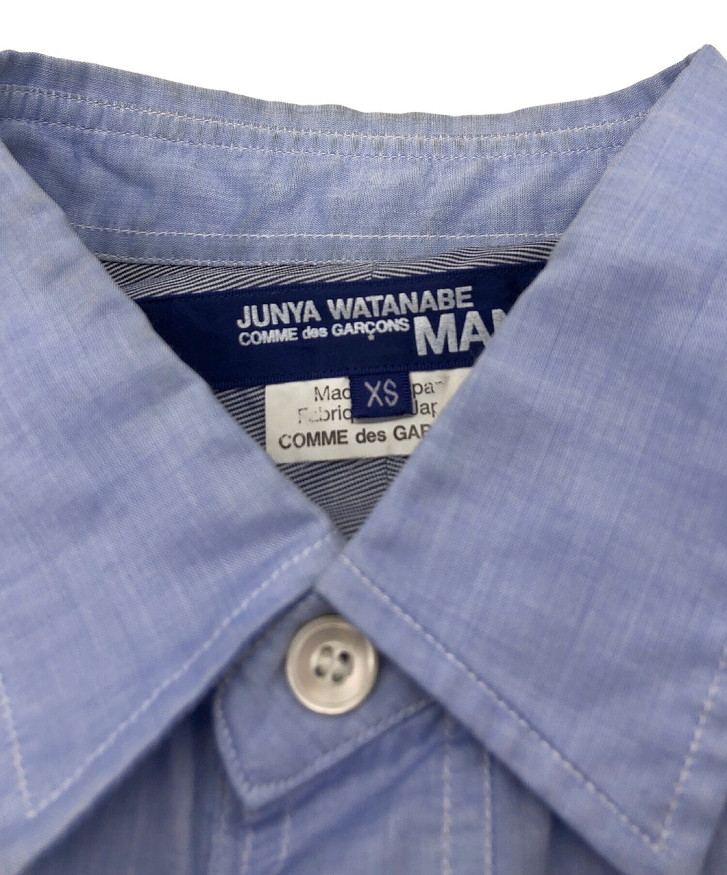 Comme des Garcons Junya Watanabe Man 패치 워크 셔츠/긴 슬리브 셔츠 WQ-B011