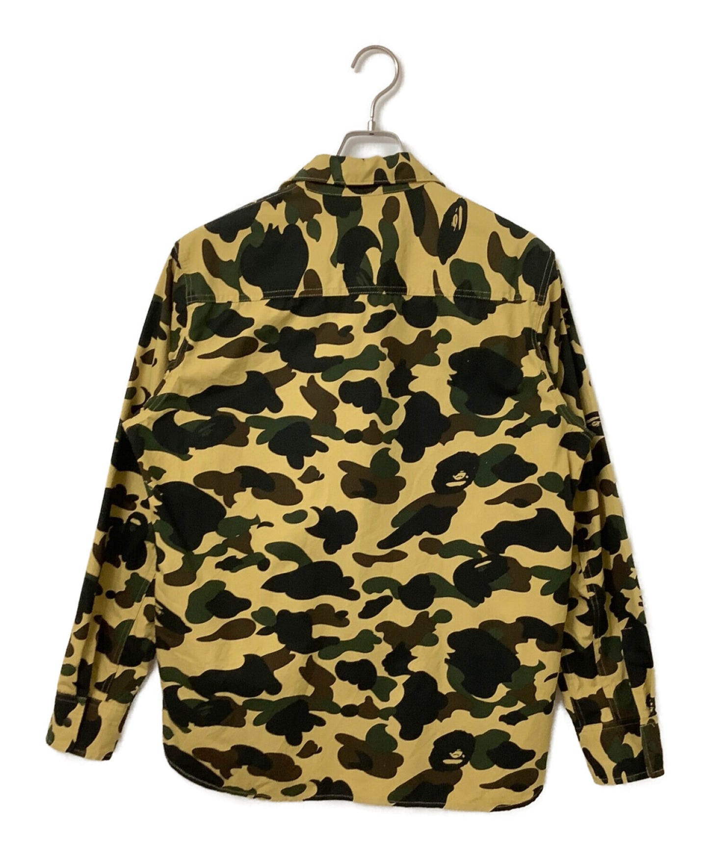 [Pre-owned] A BATHING APE 1ST CAMO OUTDOOR DETAIL POCKET RELAXED FIT SHIRT 001SHI801004M