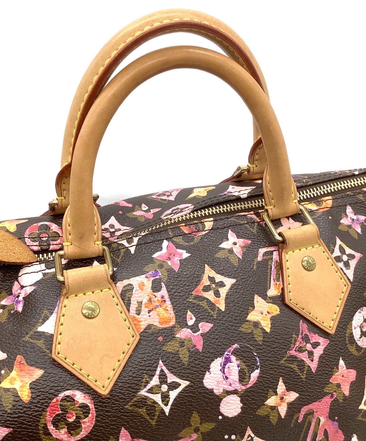 Louis Vuitton Monogram Water Color Speedy 35 Marron M95831