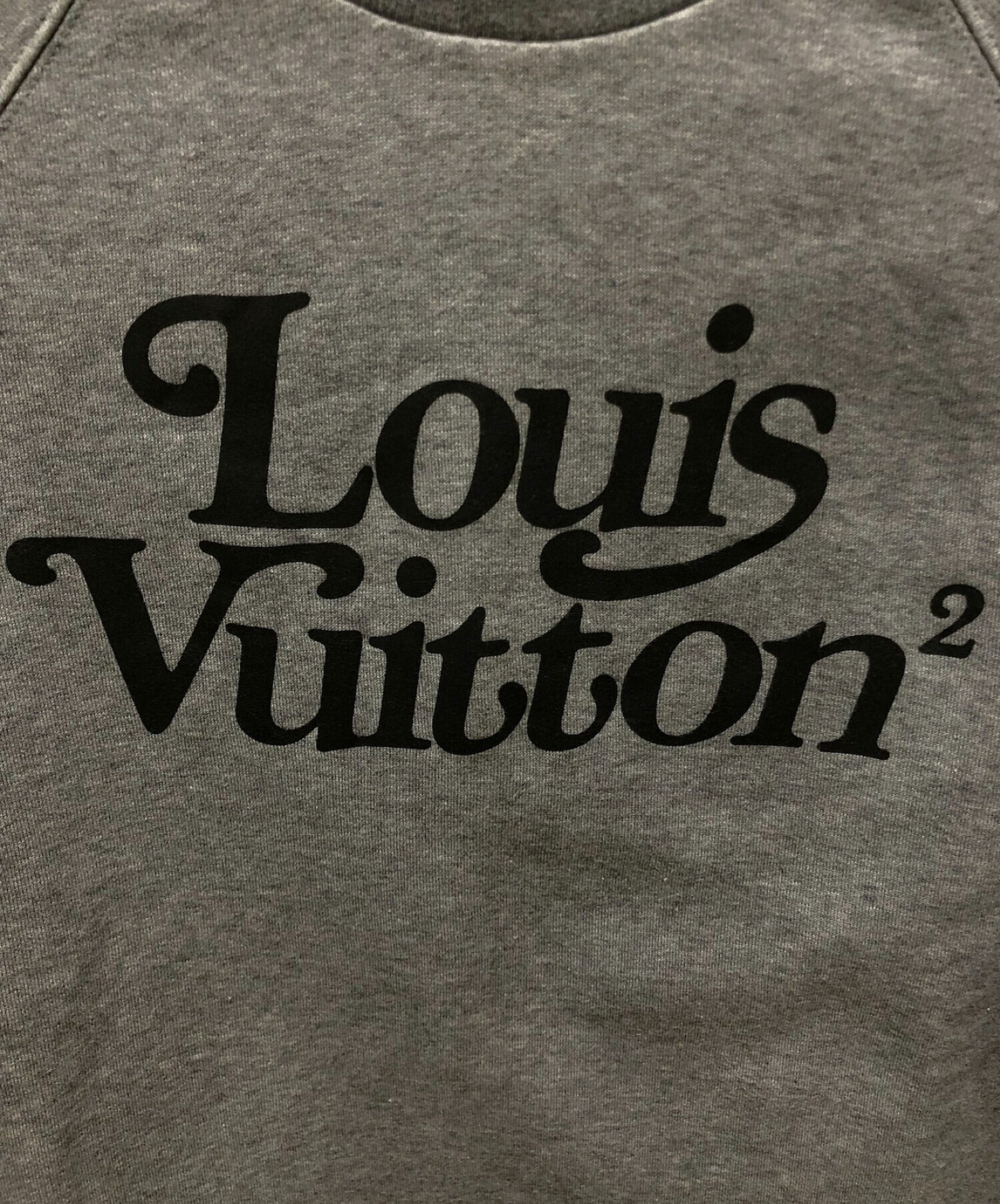 Louis Vuitton × Nigo 20AW 인쇄 승무원 목 스웨트 셔츠 HJY13W UYR/VCCM09