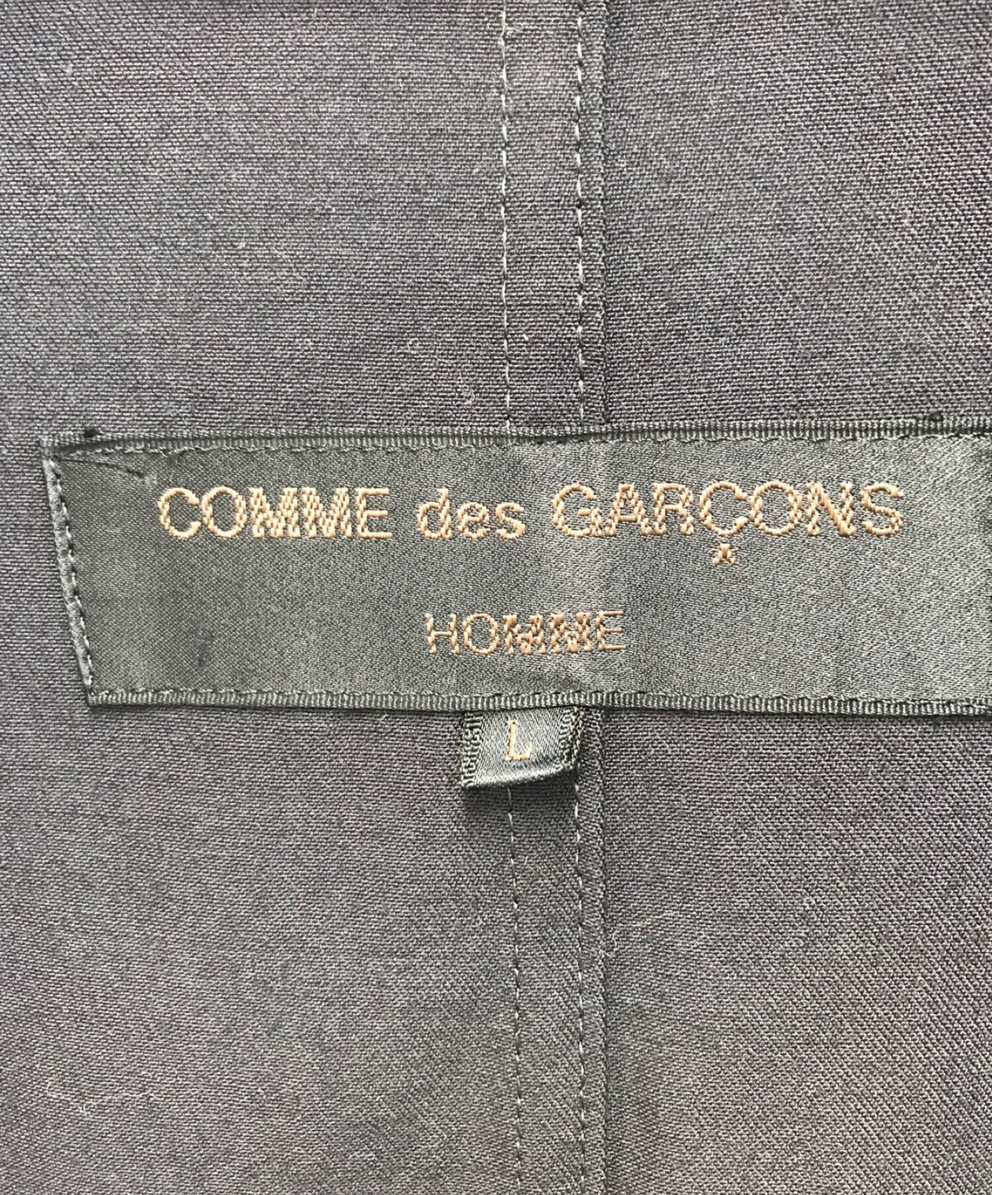 Comme des Garcons Homme 90年代复古亚麻羊毛混合3B外套
