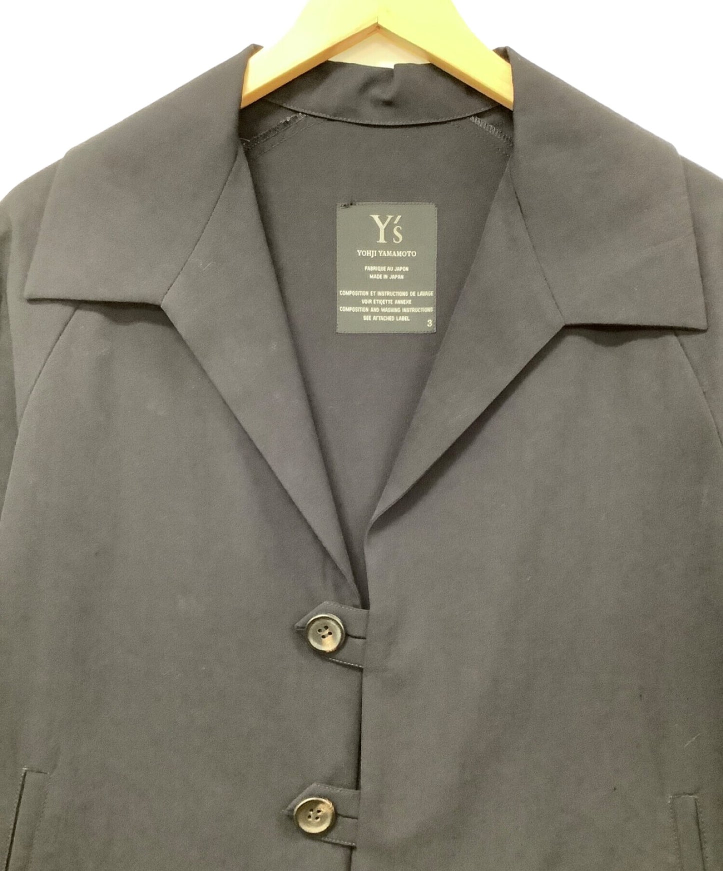 Yohji Yamamoto夹克YC-J16-100