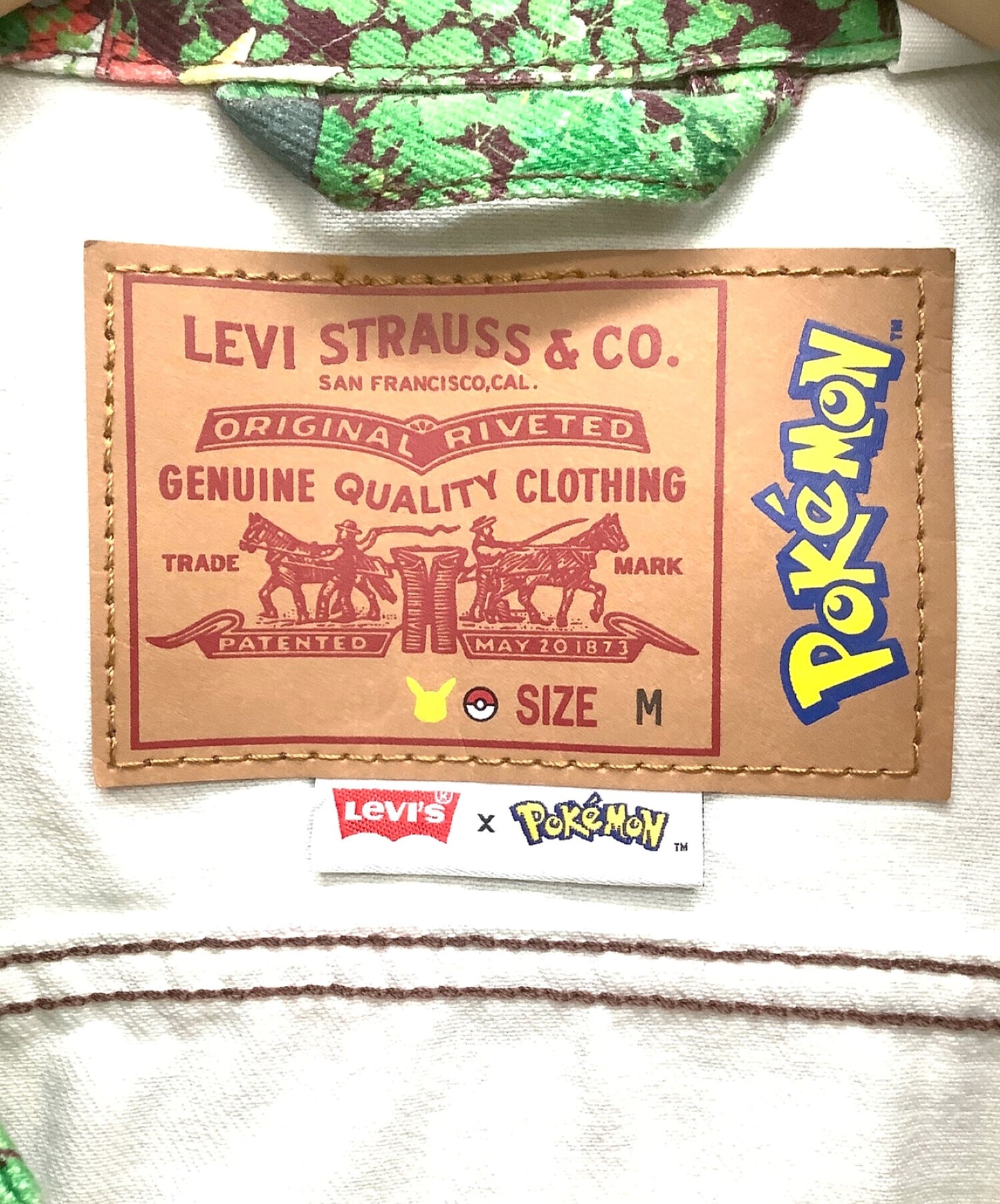 Levi的X Pokemon Vintage Fit Trucker夹克夹克《神奇宝贝25周年》