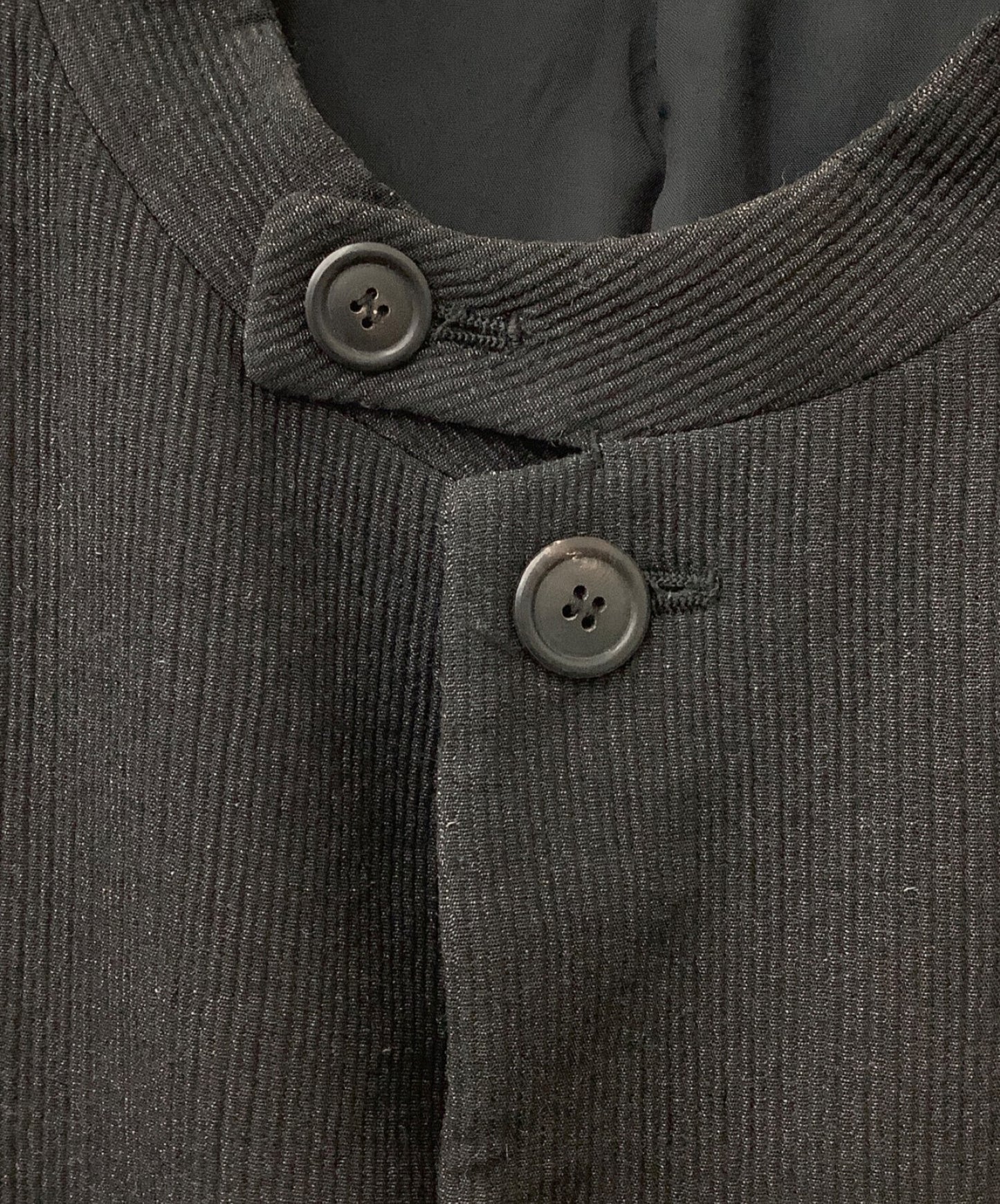 [Pre-owned] ISSEY MIYAKE band-collar jacket