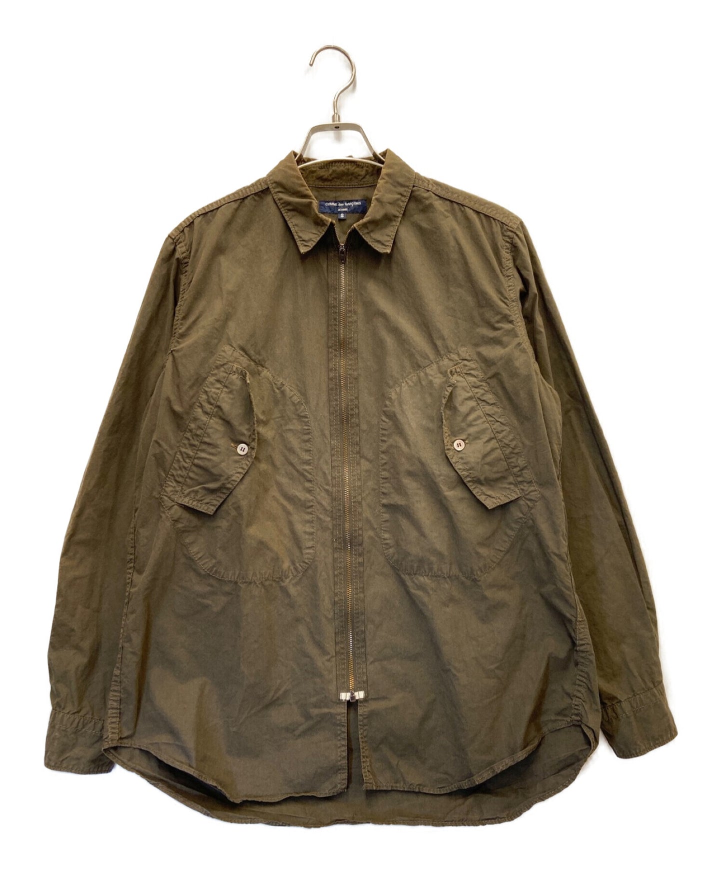 [Pre-owned] COMME des GARCONS HOMME zip shirt jacket HT-B006