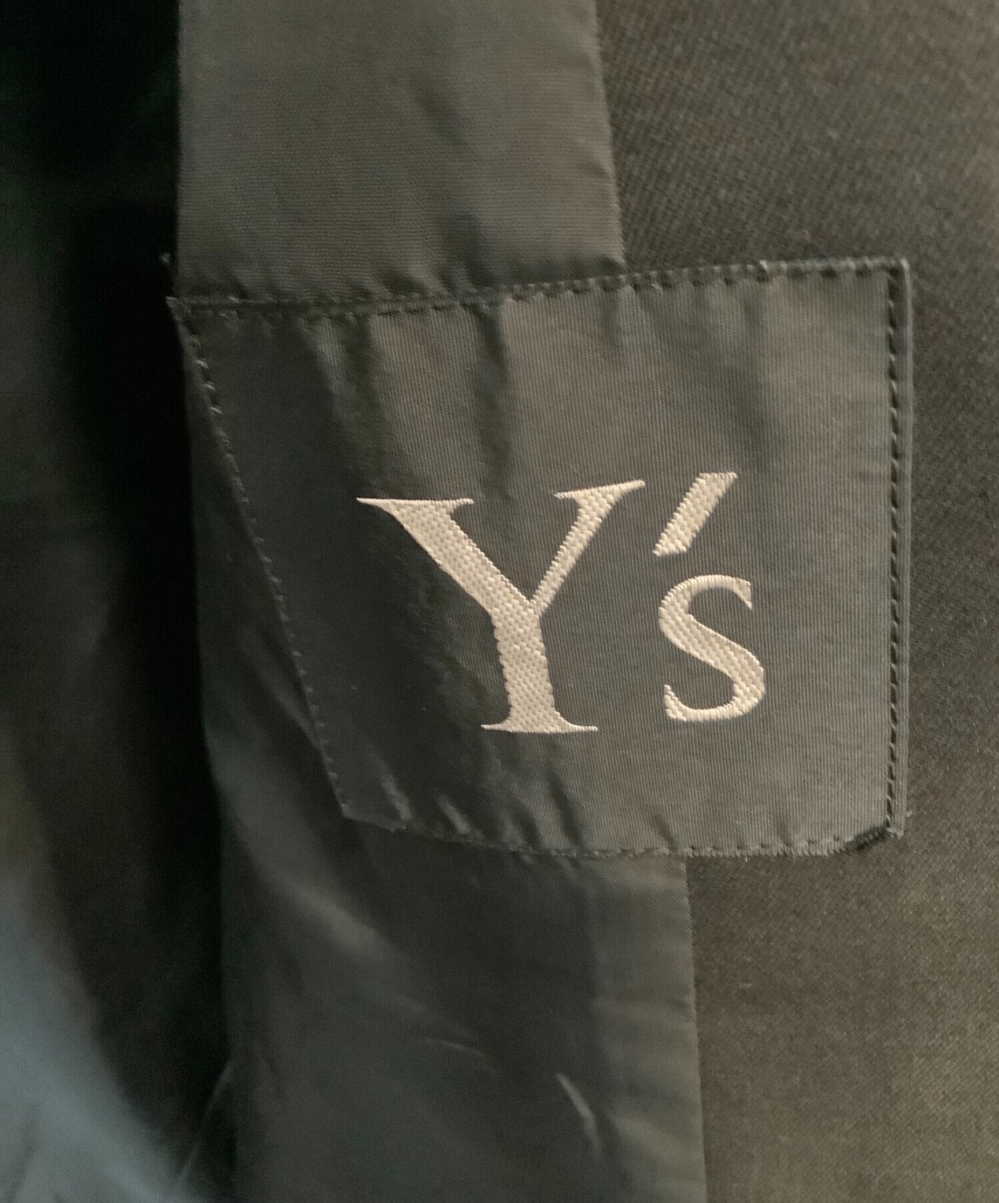 [Pre-owned] Y's Collar Leather Switched Over Jacket