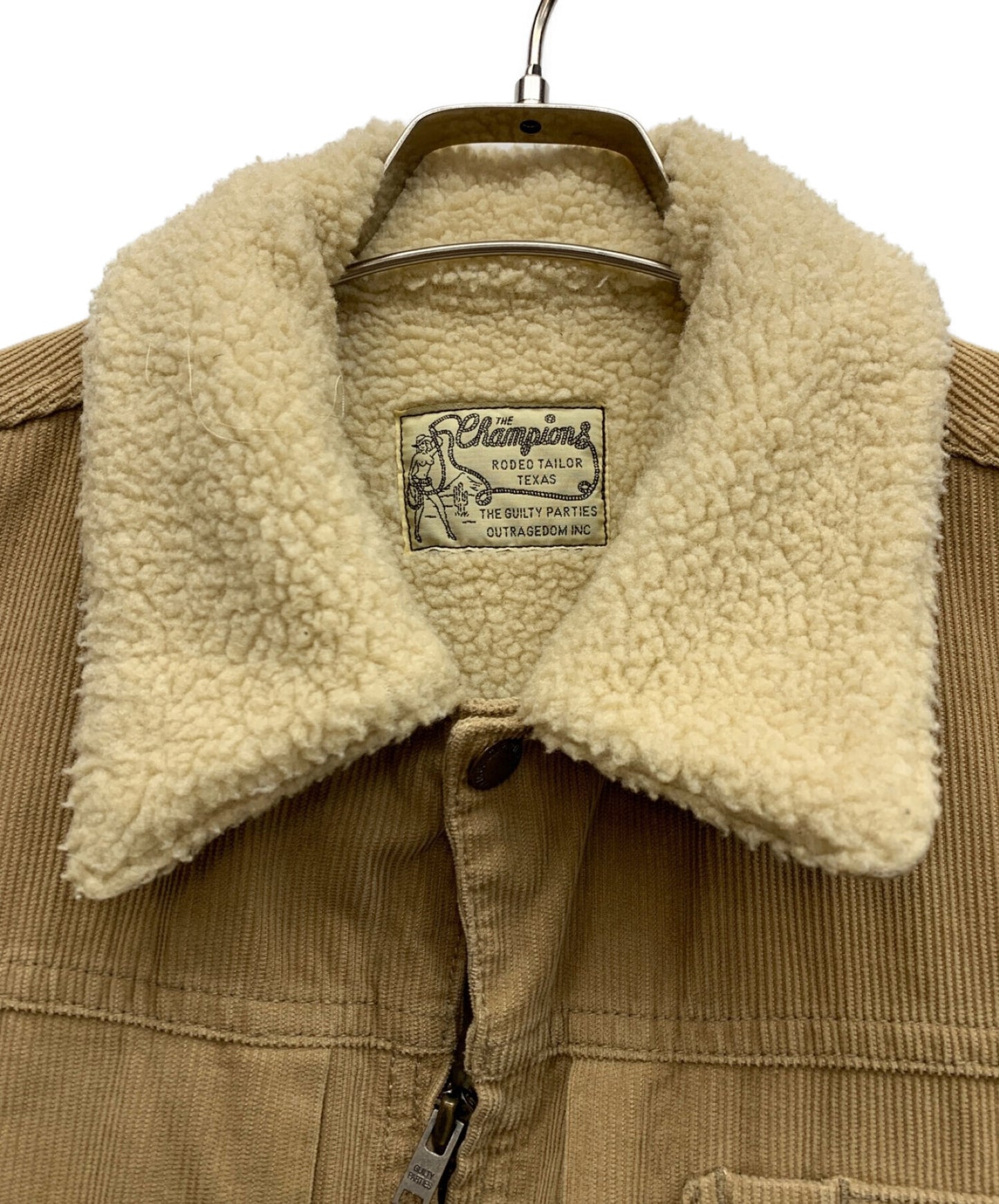 Boa 안감이있는 Wacko Maria Corduroy 재킷