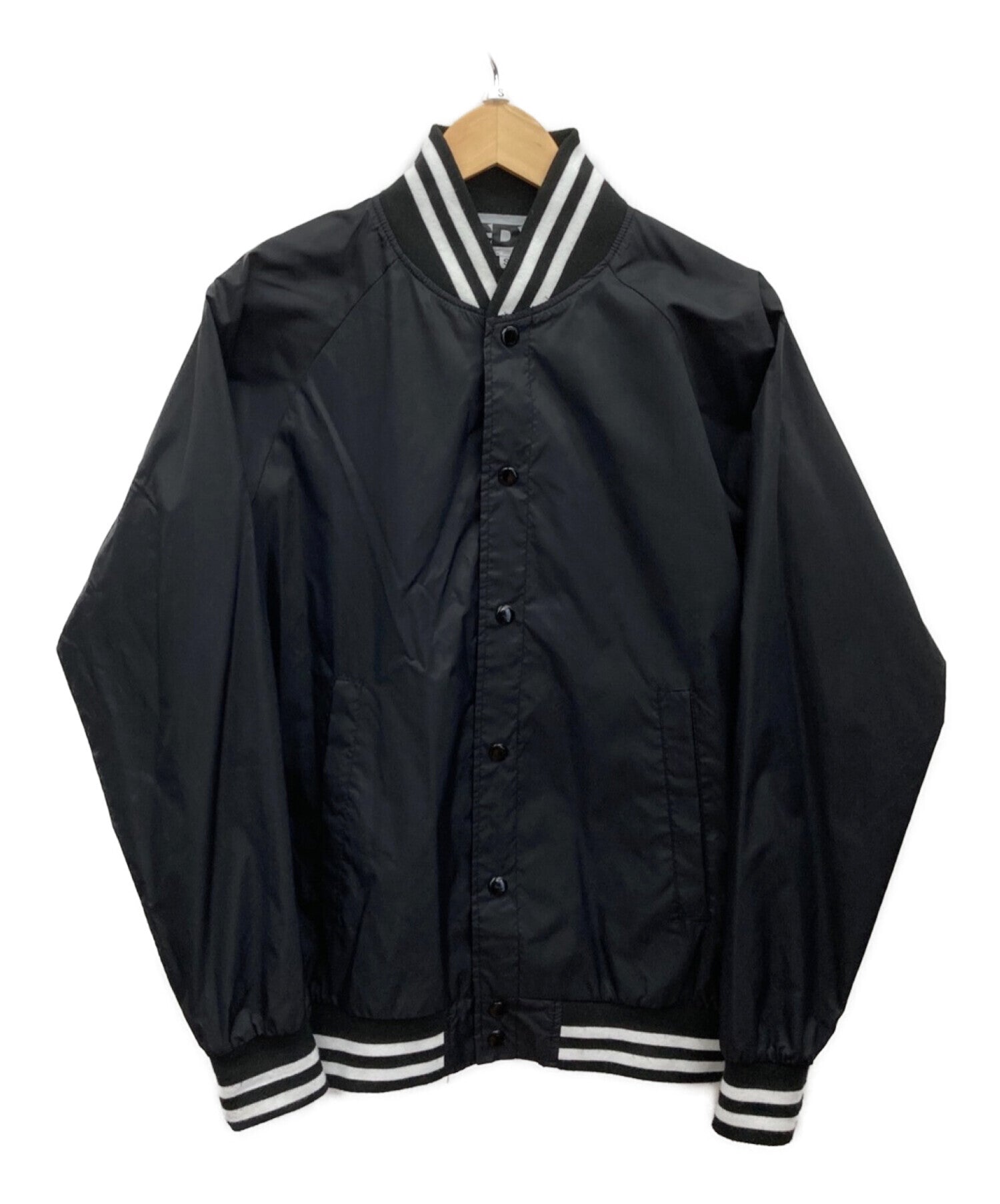 Pre-owned] COMME des GARCONS Varsity jacket nylon jacket SZ-J006