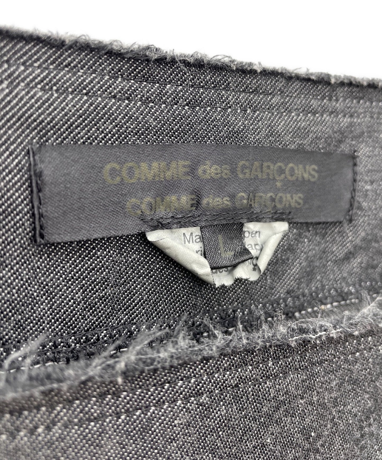 Comme des Garcons Comme des Garcons 컷오프 가공 드레스 RG-O003