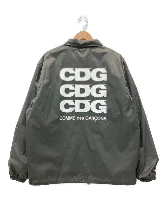 好设计商店Comme des Garcons CDG徽标教练夹克IH-J002