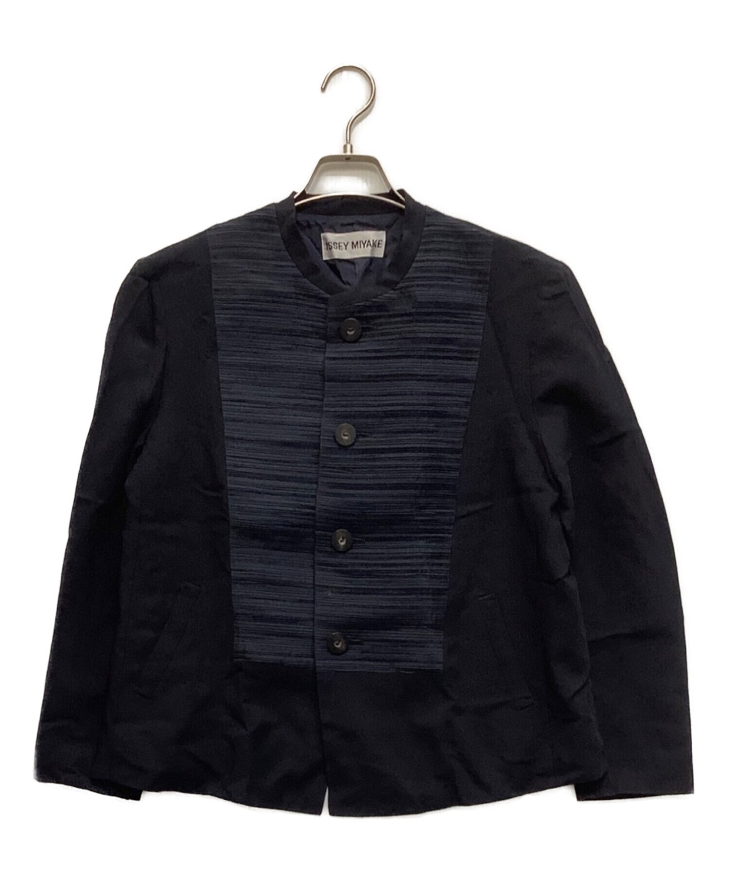 [Pre-owned] ISSEY MIYAKE collarless jacket