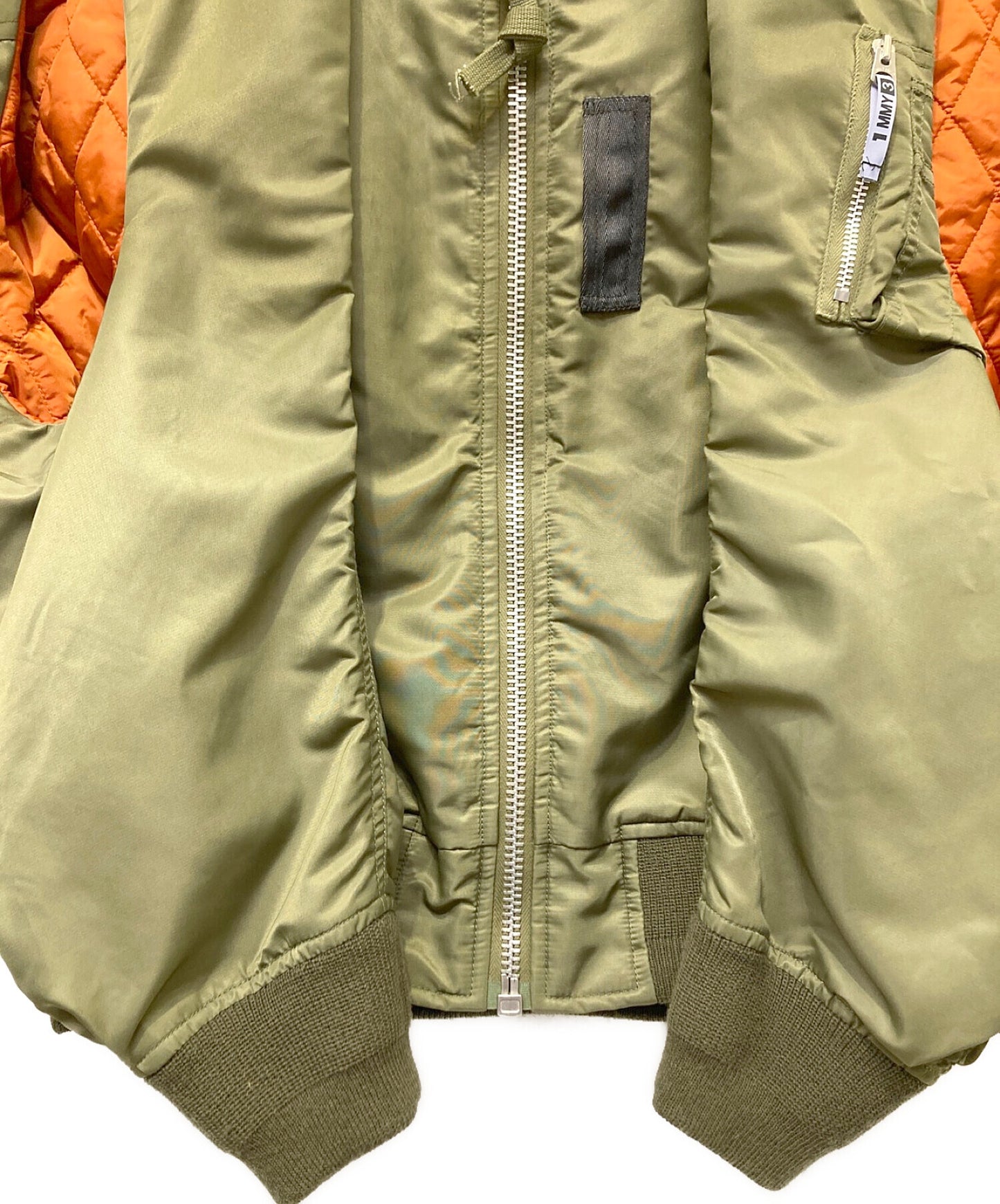 Maison Mihara Yasuhiro 레이어 지퍼 폭격기 재킷 A10VT051