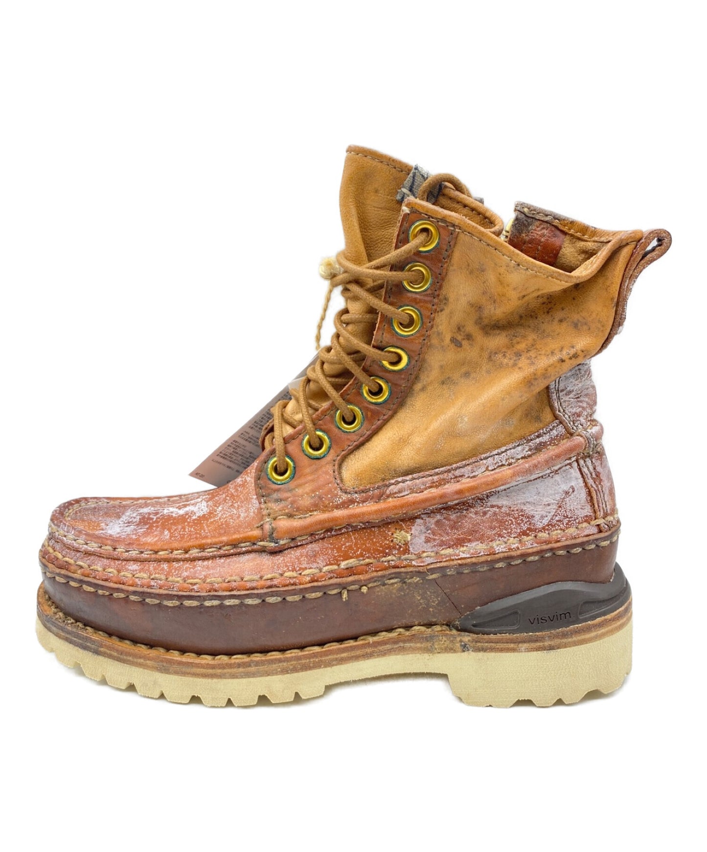 [Pre-owned] visvim Mud-dyed ICT GRIZZLY BOOTS 0221902002001