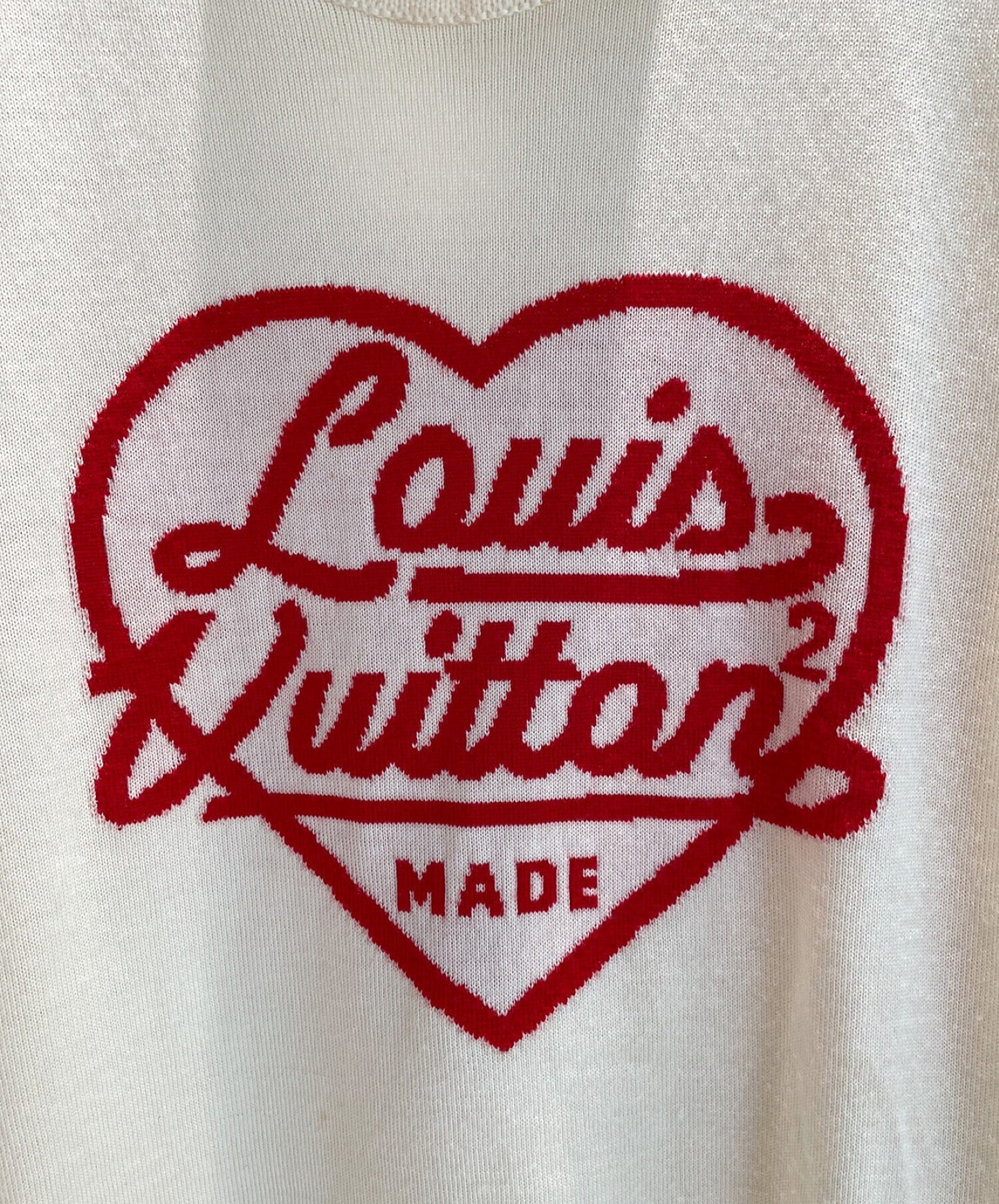 [Pre-owned] LOUIS VUITTON×NIGO Intarsia Heart Turtleneck Knit Sweater RM221M