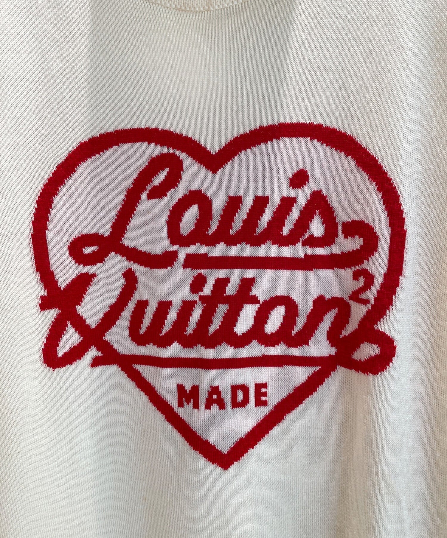 Louis Vuitton Louis Vuitton Intarsia Heart Turtleneck