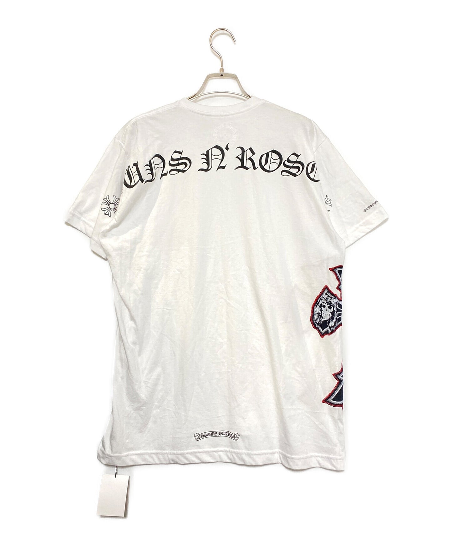[Pre-owned] CHROME HEARTS Cross Patch Pocket T-Shirt 2212-304-0527
