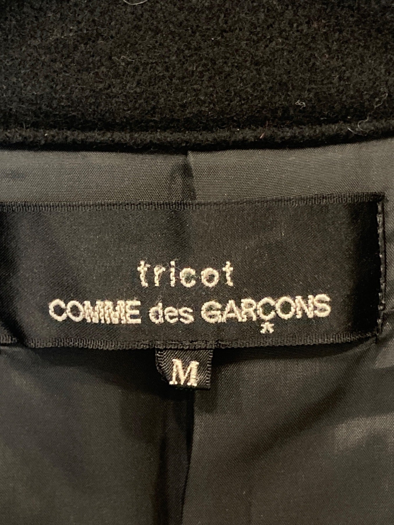 Tricot Comme des Garcons双羊毛外套TD-C013