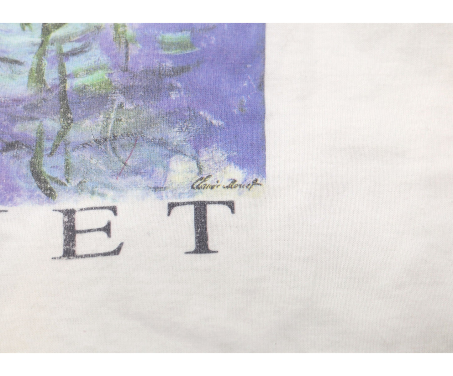 [复古服] 90年代的克劳德·莫奈（Claude Monet）艺术T恤