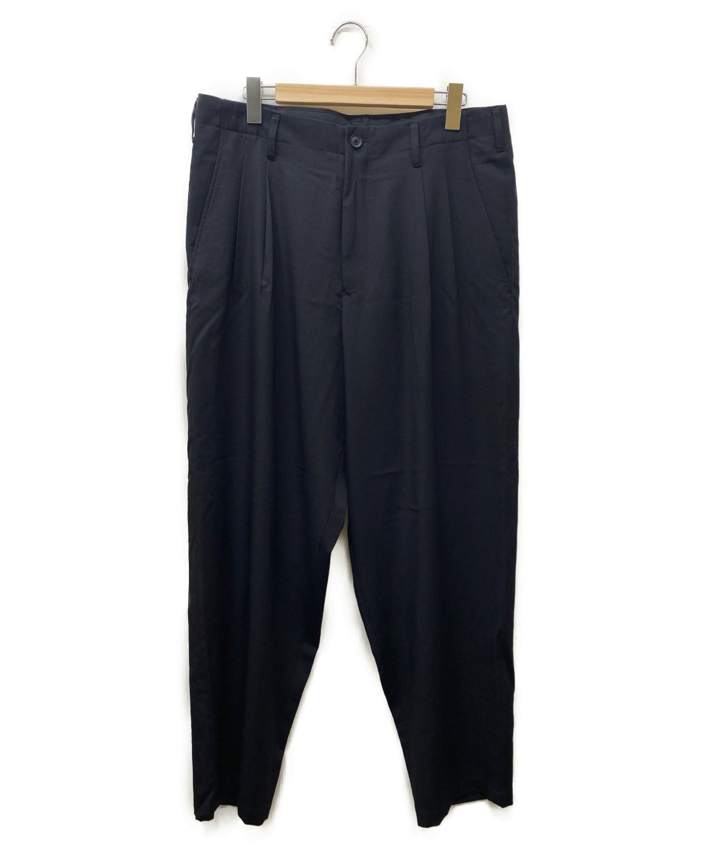 yohji yamamoto pour homme 20 aw 2 tuck กางเกงปกติ HR-P38-100