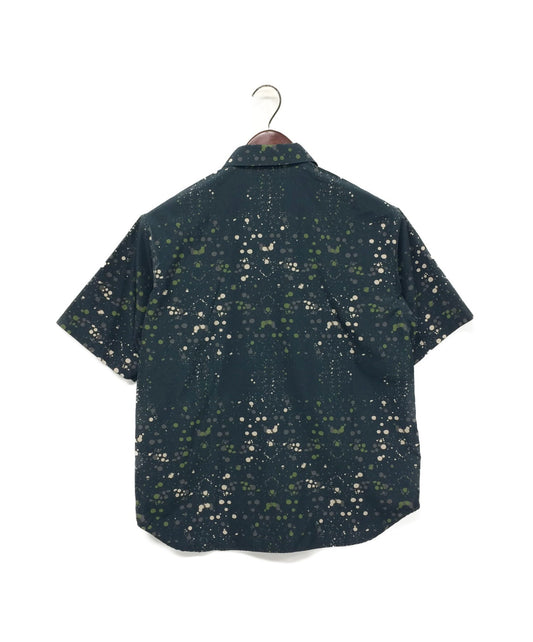 Undercover 2000 년대 SK T. PT 기간 / 페인트 셔츠 / 짧은 슬리브 셔츠
