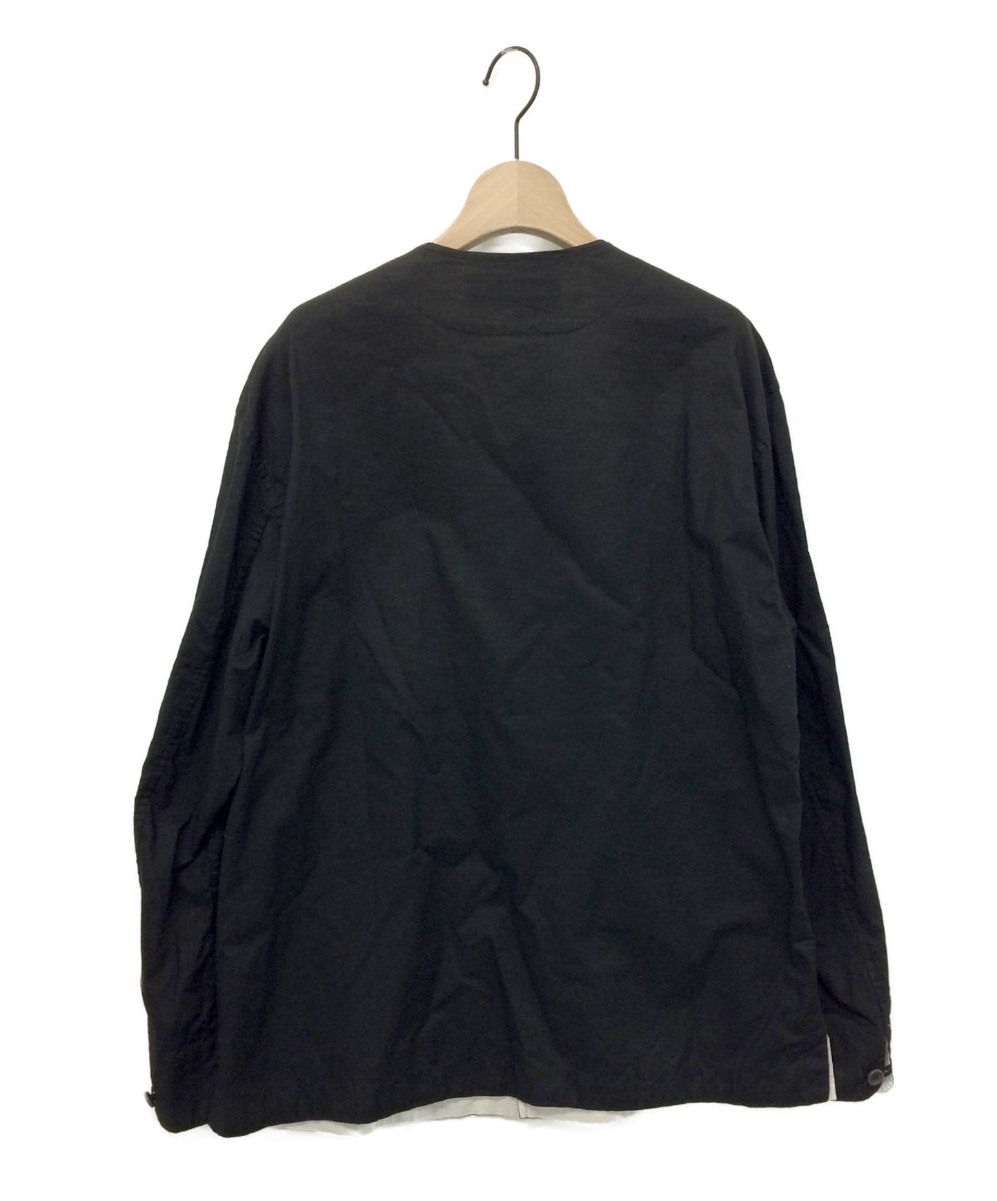 Issey Miyake No Collar Cotton Jacket