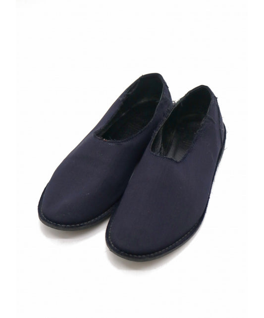 [Pre-owned] YOHJI YAMAMOTO Cutoff kung fu slip-on shoes FU-E14-100