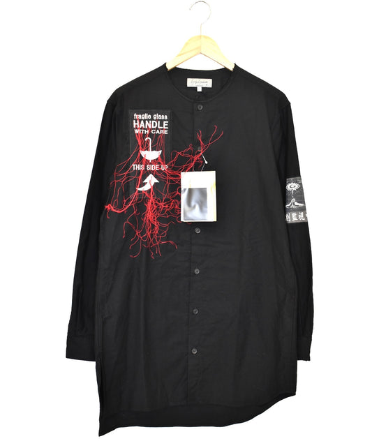 [Pre-owned] Yohji Yamamoto POUR HOMME Special Monitoring Medium Patch Unbalanced Blouse 21SS HD-B55-059