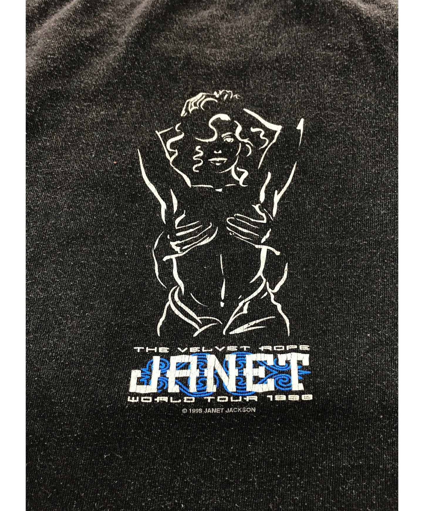 [Pre-owned] [Vintage Clothes] 90's Janet Jackson Artist T-Shirt
