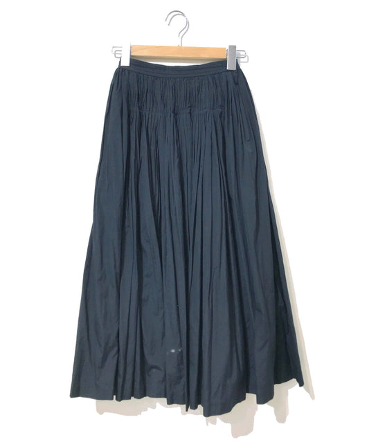 Comme des Garcons 80 's Gather Pleats 원형 긴 치마 GS-11052S