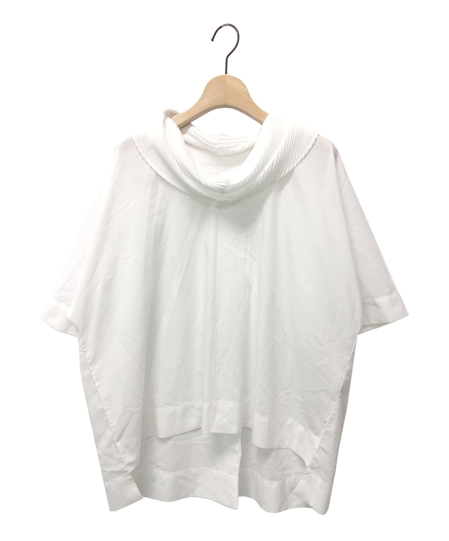 Issey Miyake Collar Pullover Pullover Pullover / เสื้อเชิ้ตแขนสั้น