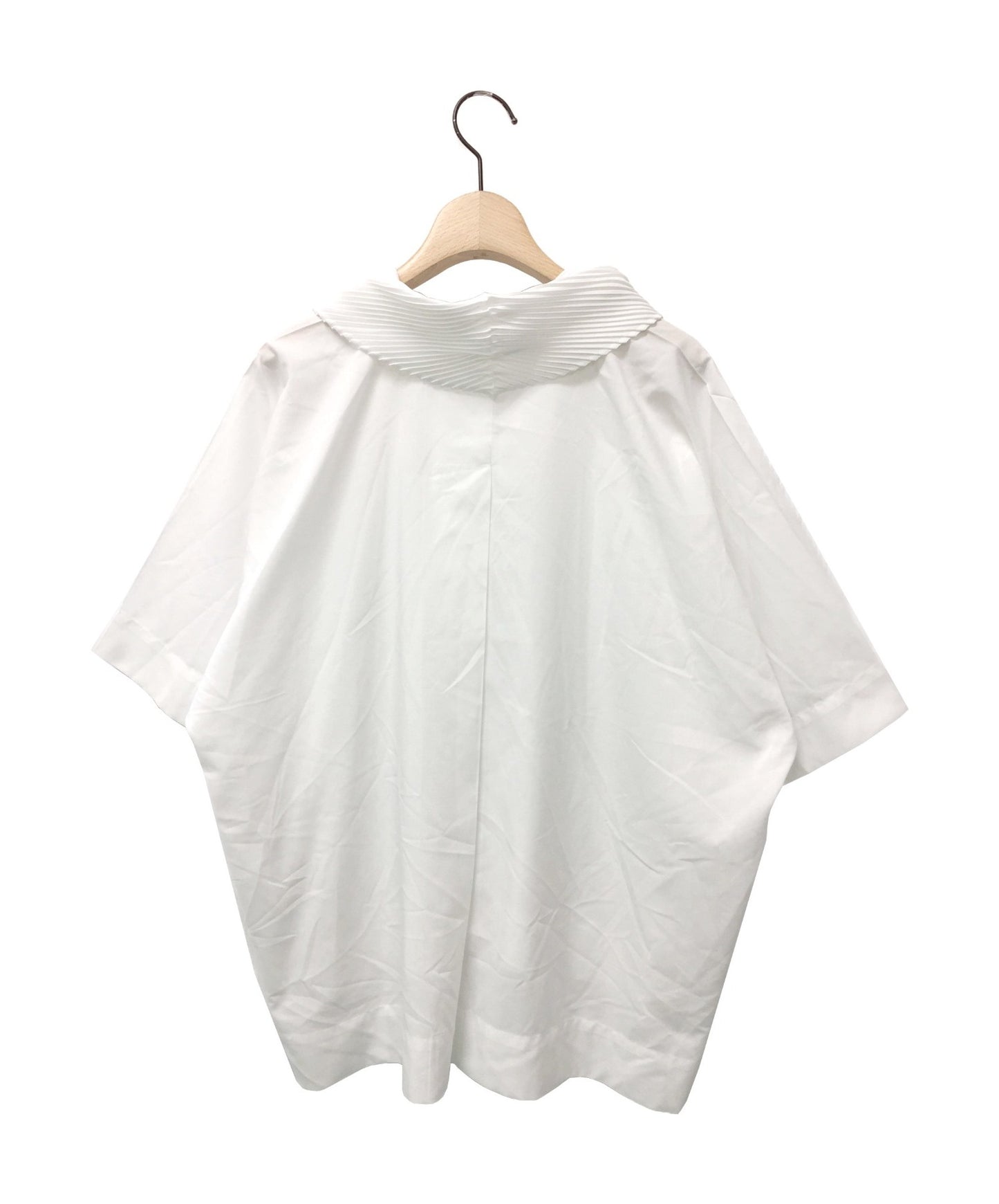 Issey Miyake Collar Pullover Pullover Pullover / เสื้อเชิ้ตแขนสั้น