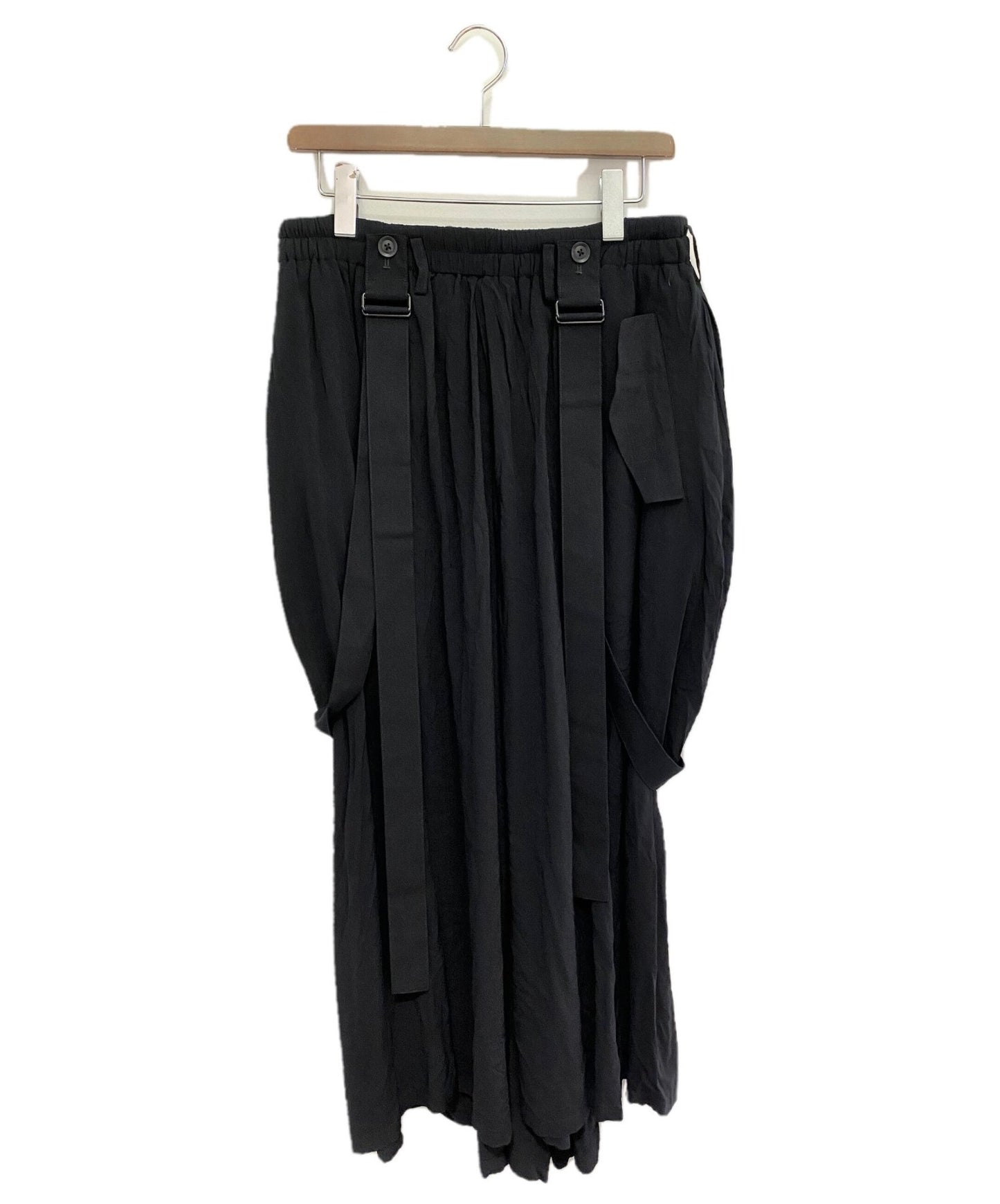 [Pre-owned] Yohji Yamamoto POUR HOMME 20SS Rayon Spun Lawn Twisted Crotch Pants HN-P15-201