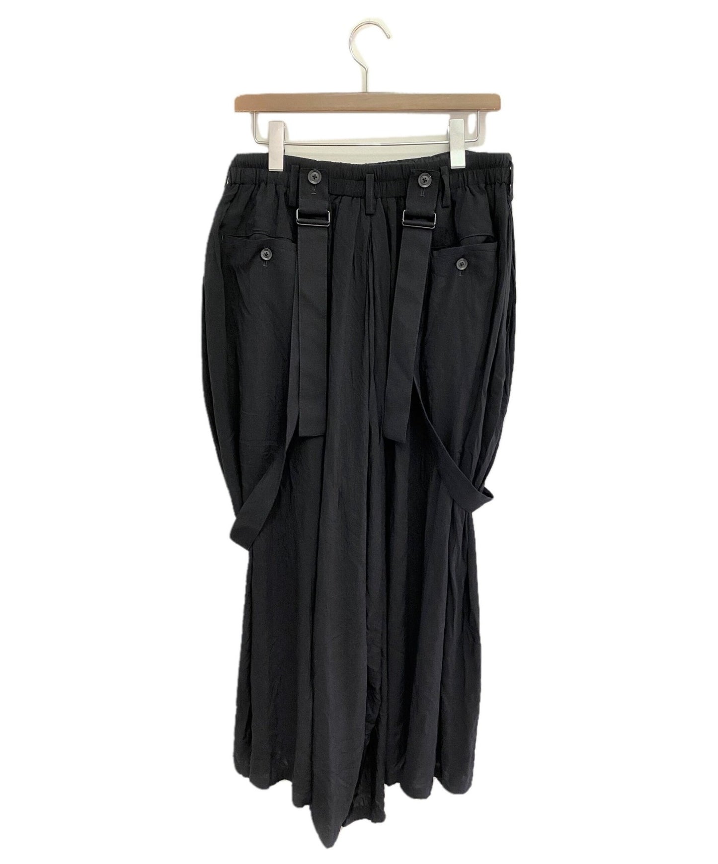 [Pre-owned] Yohji Yamamoto POUR HOMME 20SS Rayon Spun Lawn Twisted Crotch Pants HN-P15-201