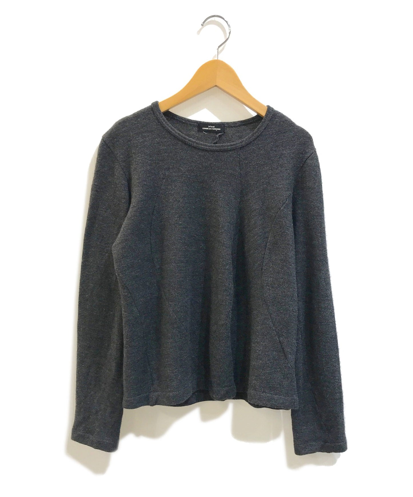 Tricot Comme des Garcons不对称面板编织TT044