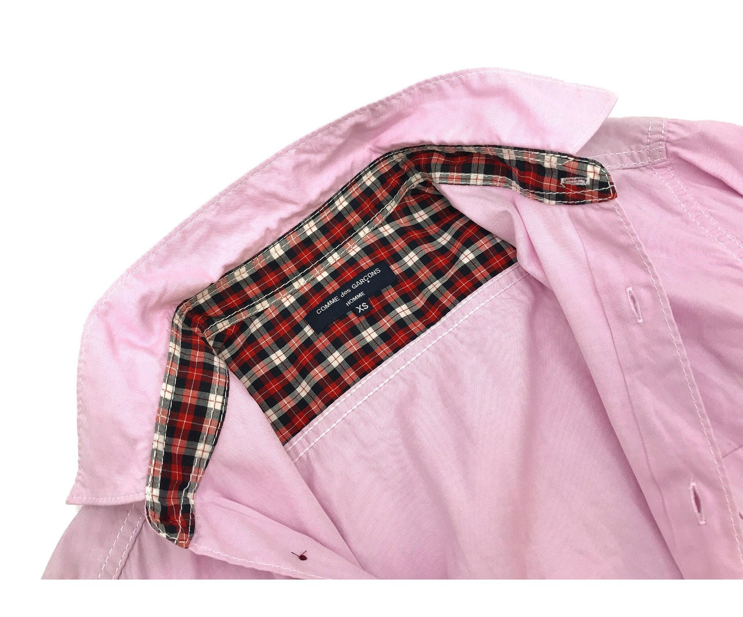 [Pre-owned] COMME des GARCONS HOMME Tartan plaid piping shirt HF-B046