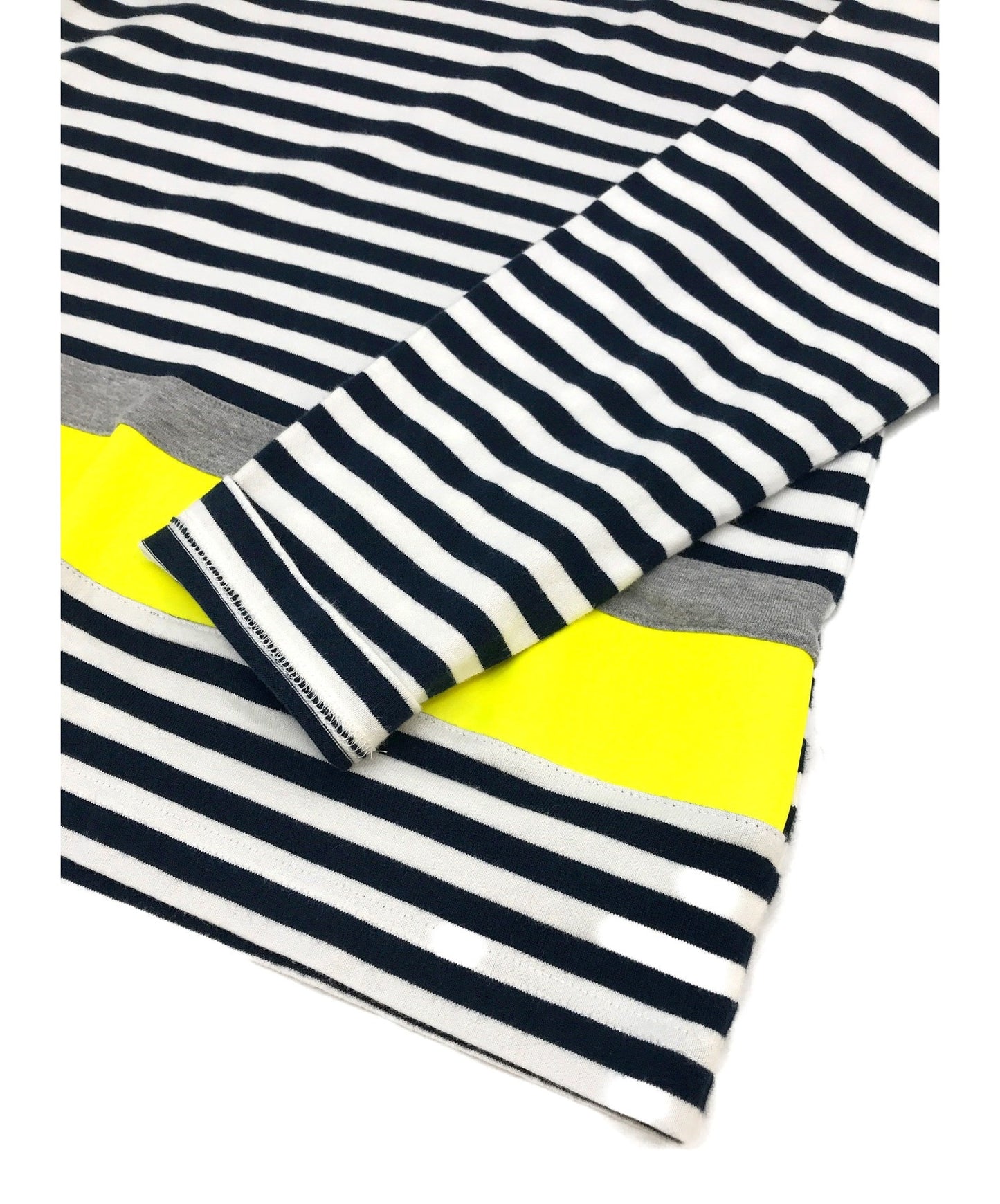[Pre-owned] COMME des GARCONS EDITED Neon Tape Striped Cut and Sewn 7Q-T001