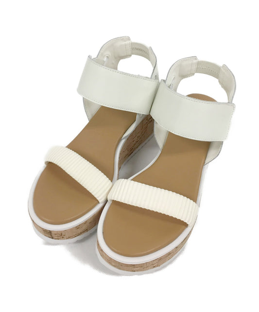 [Pre-owned] PLEATS PLEASE PLEATS WEDGE SANDALS / Pleated Edge Sandals / Velcro Sandal